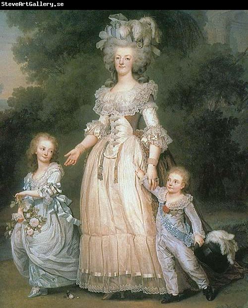 unknow artist Marie Antoinette with her children
